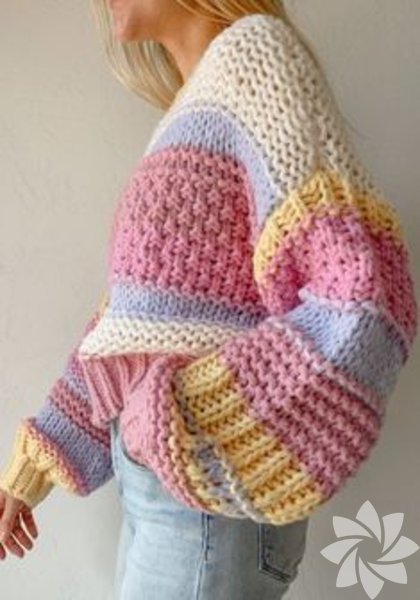 Kalın örgü kazak modelleri