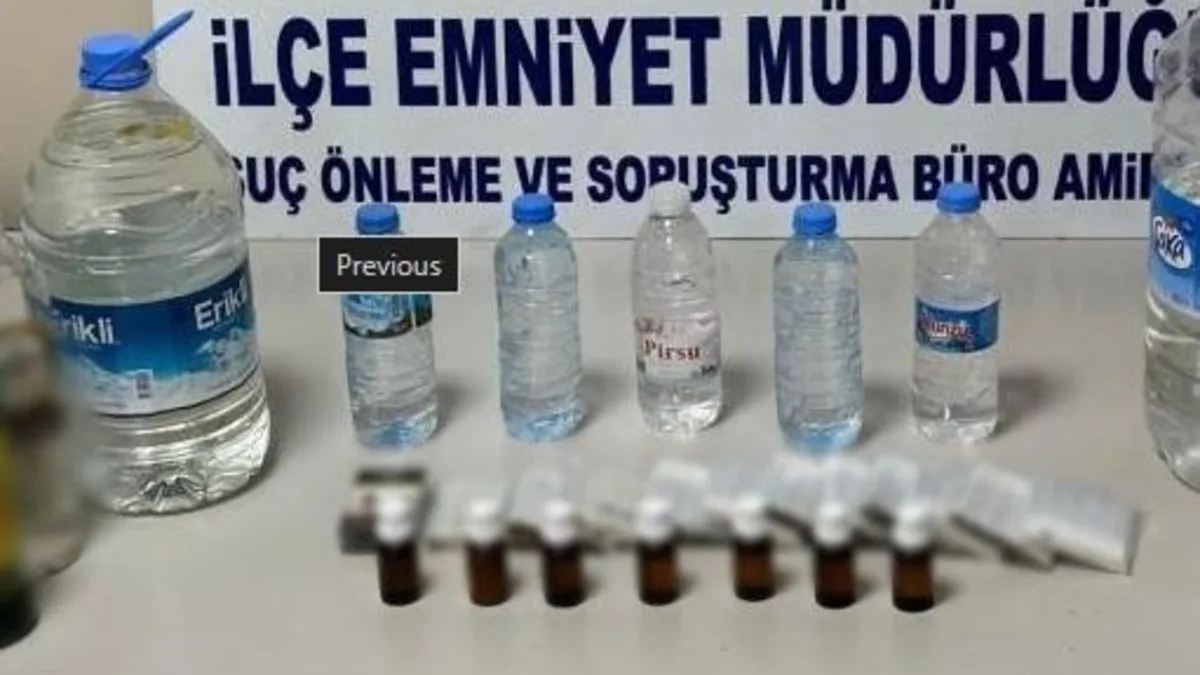 İzmir’de sahte içki operasyonu