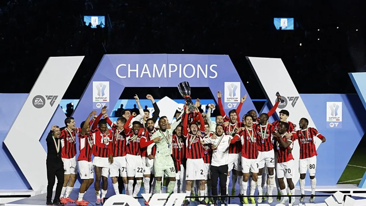 İtalya Süper Kupası’nda muhteşem son! Milan, geriden gelerek Inter’i mağlup etti…